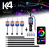 CARDI K4 Series 14-Piece App Controlled RGB Ambient Lighting Kit