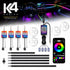 CARDI K4 Series 22-Piece App Controlled RGB Ambient Lighting Kit