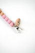 Emerald Baby pacifier clip wooden beads