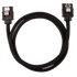 Corsair Premium Sleeved SATA Data Cable Set with Straight Connectors; Black; 60cm