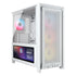 FRAME 4000D LCD RS ARGB Premium Mid-Tower PC Case; Includes 4x RS120 PWM ARGB Fans; XENEON EDGE; White.