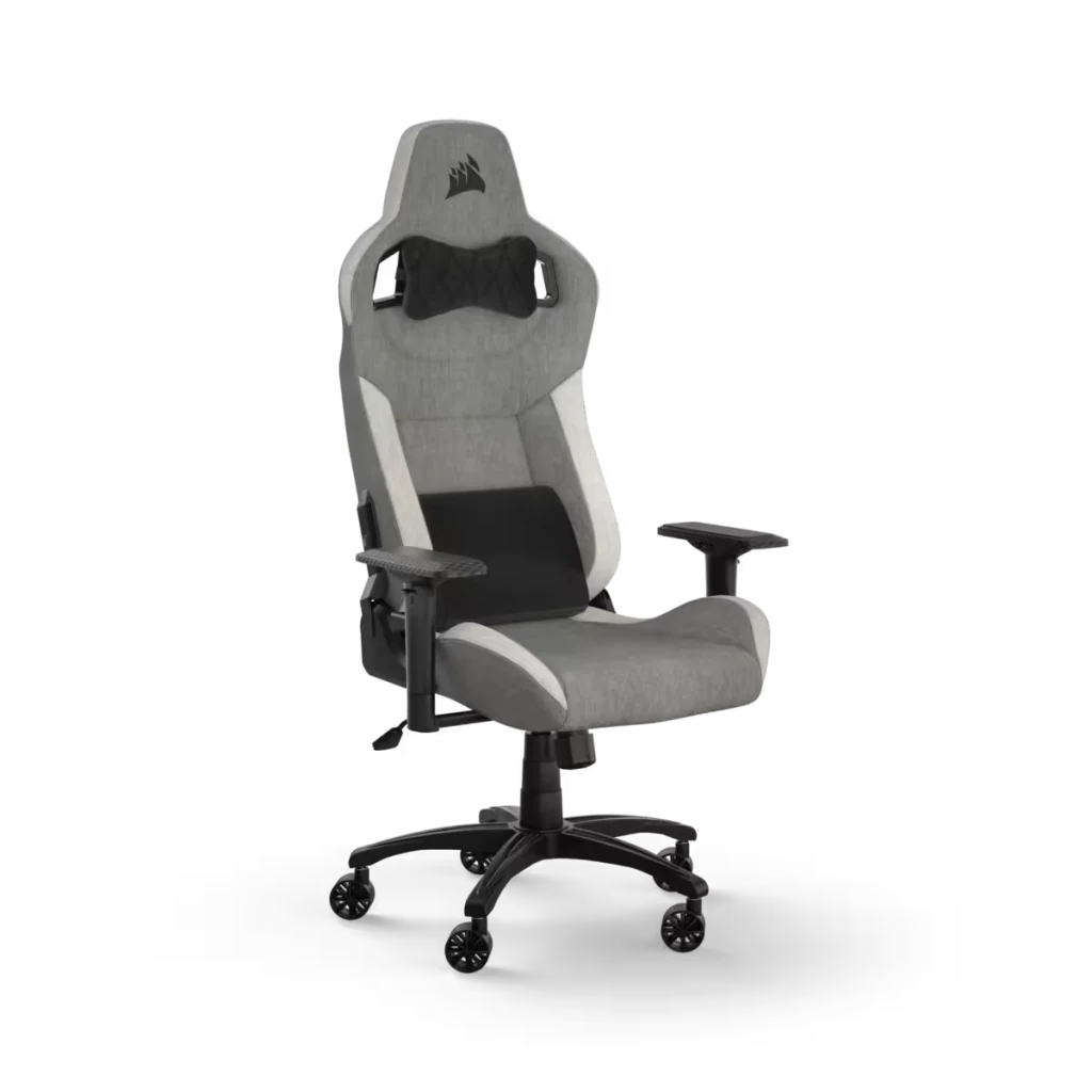 CORSAIR T3 RUSH Gaming Chair - Grey/White