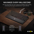 Corsair VANGUARD 96 Mechanical Gaming Keyboard, CORSAIR MLX Plasma - Black