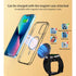 Choetech Fast Wireless 3 In 1 Magnetic Charging Stand T585-F 15W - Black