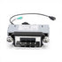 Chrome Retro Style Single Din Car Media Player With USB, SD And AM/FM Radio