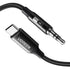 UGREEN USB Type-C to 3.5mm AUX Audio Cable 2M - Black