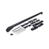 Black Gutterless Roof Rack – 105cm, universal fit