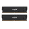 Crucial Pro DDR5 6000MHz 32GB Overclocking Memory Kit - Black