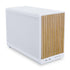 Lian Li A3-mATX-WD-26.3L Micro Form Factor Chassis-No Fans Included-Supports 360mm AIO-Modularity Design-for M-ATX, ITX Motherboard-DAN Cases Collaboration-Wood Front Panel-White (A3W-WD) | SKU CS-A3WWD2