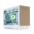 Lian Li A3-mATX-WD-26.3L Micro Form Factor Chassis-No Fans Included-Supports 360mm AIO-Modularity Design-for M-ATX, ITX Motherboard-DAN Cases Collaboration-Wood Front Panel-White (A3W-WD) | SKU CS-A3WWD2