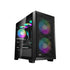 PCCOOLER C3D310 BK ARGB PC Case with 2 ARGB Fans Desktop Computer Case Gaming Case for M-ATX / ITX, 350MM Graphics Cards Support, 2 x 3.5 inch and 3 x 2.5 inch Storage Slots, Liquid Cooler Support, Easy Installation, Cable Storage, SPCC (Black) | SKU C...