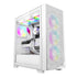 PCCOOLER C3D510 WH ARGB CPS PC Case with 3 ARGB Fans Desktop Computer Case Gaming PC Case for E-ATX / ATX / M-ATX / ITX,375MM Graphics Cards Support, Liquid Cooler Support, Easy Installation, Cable Storage, SPCC Metal | SKU CS-C3D51WA
