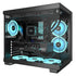PCCOOLER CPS C3T500 ARGB BK PC Case, Dual-Chamber Mid-Tower ATX Case, Desktop Computer Case w/ 6 ARGB Fans Pre-installed w/ Fan Hub, Column-Free Design, Tempered Glass, USB 3.1 Gen 2 Type-C, Black | SKU CS-C3T50BA