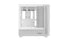 TRYX FLOVA PC Case Mid-Tower, Premium Fabric, CrossFlow Fan, Tool-Free Build, 58L Spacious Design, Supports RTX 5090 GPU & 360mm Liquid Cooling, C-F500F-FM1E-G0W (White) | SKU CS-FLOVA52