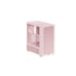 TRYX FLOVA PC Case Mid-Tower, Premium Fabric, CrossFlow Fan, Tool-Free Build, 58L Spacious Design, Supports RTX 5090 GPU & 360mm Liquid Cooling, C-F500F-FM1E-G0Q (Pink) | SKU CS-FLOVA53