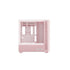 TRYX FLOVA PC Case Mid-Tower, Premium Fabric, CrossFlow Fan, Tool-Free Build, 58L Spacious Design, Supports RTX 5090 GPU & 360mm Liquid Cooling, C-F500F-FM1E-G0Q (Pink) | SKU CS-FLOVA53