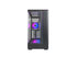 MONTECH KING 45 PRO KING45PB ATX PC Case, Curved Panoramic Glass, Chimney Airflow, 360mm Radiator Support, Compact Build for High-Performance Systems, 4 ARGB PWM Fan Pre-Installed (Black) | SKU CS-K45PB7