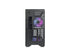 MONTECH KING 45 PRO KING45PB ATX PC Case, Curved Panoramic Glass, Chimney Airflow, 360mm Radiator Support, Compact Build for High-Performance Systems, 4 ARGB PWM Fan Pre-Installed (Black) | SKU CS-K45PB7