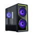 Lian Li LANCOOL 217 INF Black Infinity Mirror Computer Case, Mid-Tower ATX PC Case w/ 3 Pre-Installed Fans, 2x170mm ARGB Fans, 1x140mm, Front Mirror Glass Panel, Optimized Airflow - Black (LAN217INFX) | SKU CS-L217IX1