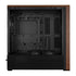Lian Li LANCOOL 217 Genuine Walnut Wood Computer Case, Mid-Tower ATX PC Case with 5 Pre-Installed PWM Fans 2x170mm, 2x120mm & 1x140mm, Flexible PSU & Cable Installation - Black (LAN217X) | SKU CS-LAN217B