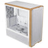 Lian Li LANCOOL 217 Genuine Walnut Wood Computer Case, Mid-Tower ATX PC Case with 5 Pre-Installed PWM Fans 2x170mm, 2x120mm & 1x140mm, Flexible PSU & Cable Installation - White (LAN217W) | SKU CS-LAN217W
