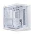 GUNMANSA LIAN LI O11D MINI V2 | Compact ATX Mid-Tower Airflow Computer Case | Panoramic View | Fully Ventilated Airflow | Adjustable I/O | Pillar-Less | Cable Management | White (O11DMIV2W)