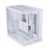 LIAN LI O11D MINI V2 | Compact ATX Mid-Tower Airflow Computer Case | Panoramic View | Fully Ventilated Airflow | Adjustable I/O | Pillar-Less | Cable Management | White (O11DMIV2W) | SKU CS-O11M2W2