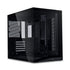 LIAN LI O11D MINI V2 | Compact ATX Mid-Tower Airflow Computer Case | Panoramic View | Fully Ventilated Airflow | Adjustable I/O | Pillar-Less | Cable Management | Black (O11DMIV2X) | SKU CS-O11M2X1