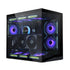 LIAN LI O11D MINI V2 | Compact ATX Mid-Tower Airflow Computer Case | Panoramic View | Fully Ventilated Airflow | Adjustable I/O | Pillar-Less | Cable Management | Black (O11DMIV2X) | SKU CS-O11M2X1