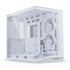 LIAN LI O11D MINI V2 Flow | Compact ATX Mid-Tower Airflow Computer Case | Panoramic View | High-Performance Airflow | Includes 5 x 120mm Reverse Blade Fans | Cable Management | White (O11DMIV2FW) | SKU CS-O11MFW4