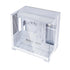 Lian-li O11 Vision-M O11VMW Dual-chamber Design Pre-installed 140 mm Fan Micro ATX Case, White | SKU CS-O11VMW4