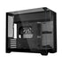 Lian-li O11 Vision-M O11VMX Dual-chamber Design Pre-installed 140 mm Fan Micro ATX Case, Black | SKU CS-O11VMX3