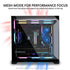 LIAN LI O11Vision Compact Black / Steel / Tempered Glass ATX Mid Tower Computer Case, Back Connect Support - O11VPX | SKU CS-O11VPX1