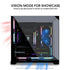 LIAN LI O11Vision Compact Black / Steel / Tempered Glass ATX Mid Tower Computer Case, Back Connect Support - O11VPX | SKU CS-O11VPX1