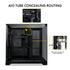 LIAN LI O11Vision Compact Black / Steel / Tempered Glass ATX Mid Tower Computer Case, Back Connect Support - O11VPX | SKU CS-O11VPX1