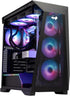 InWin Prism Mid Tower Gaming Chassis ATX, Mini-ITX Ultra-Wide Panoramic View-GPU Support up to 435mm-Includes 4X Pre-Installed ARGB 120mm Fans Black (IW-CS-PRISMBLK-4VX120) | SKU CS-PRISM
