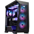 InWin Prism Mid Tower Gaming Chassis ATX, Mini-ITX Ultra-Wide Panoramic View-GPU Support up to 435mm-Includes 4X Pre-Installed ARGB 120mm Fans Black (IW-CS-PRISMBLK-4VX120) | SKU CS-PRISM