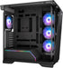 InWin Prism Mid Tower Gaming Chassis ATX, Mini-ITX Ultra-Wide Panoramic View-GPU Support up to 435mm-Includes 4X Pre-Installed ARGB 120mm Fans Black (IW-CS-PRISMBLK-4VX120) | SKU CS-PRISM