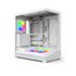 MONTECH SKY 3 ATX PC Case, Panoramic Glass, Adjustable Airflow, Personalized Design, 360mm Radiator Support, 3x120mm ARGB PWM Fans Pre-Installed, Compact Build for Next-Gen GPU, White (SKY3W) | SKU CS-SKY3W2
