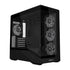 Lian Li VECTOR V100 MINI Micro Form Factor Compact PC Case, Pre-install 4 x 120mm ARGB PWM Fans, Panoramic Tempered Glass, Support Backet-Connect Micro-ATX, 415mm GPU, 360mm Radiator - Black(V100RMIX) | SKU CS-V100RM6