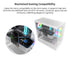 MONTECH XR XR-W, ATX Mid-Tower PC Gaming Case, 3 x 120mm ARGB PWM Fans Pre-Installed, Full-View Dual Tempered Glass Panel, Wood-Grain Design I/O Interface, Support 4090 GPUs, 360mm Radiator Support, White | SKU CS-XRW