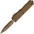 Microtech UTX-85 D/E Gen IV Cerakote Tan STD 12324-1 CTA