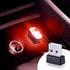 Car Interior USB Style LED Atmosphere Light