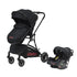 Lazer 2 in 1 Travel System and Tommy Camp Cot + Mattress Combo