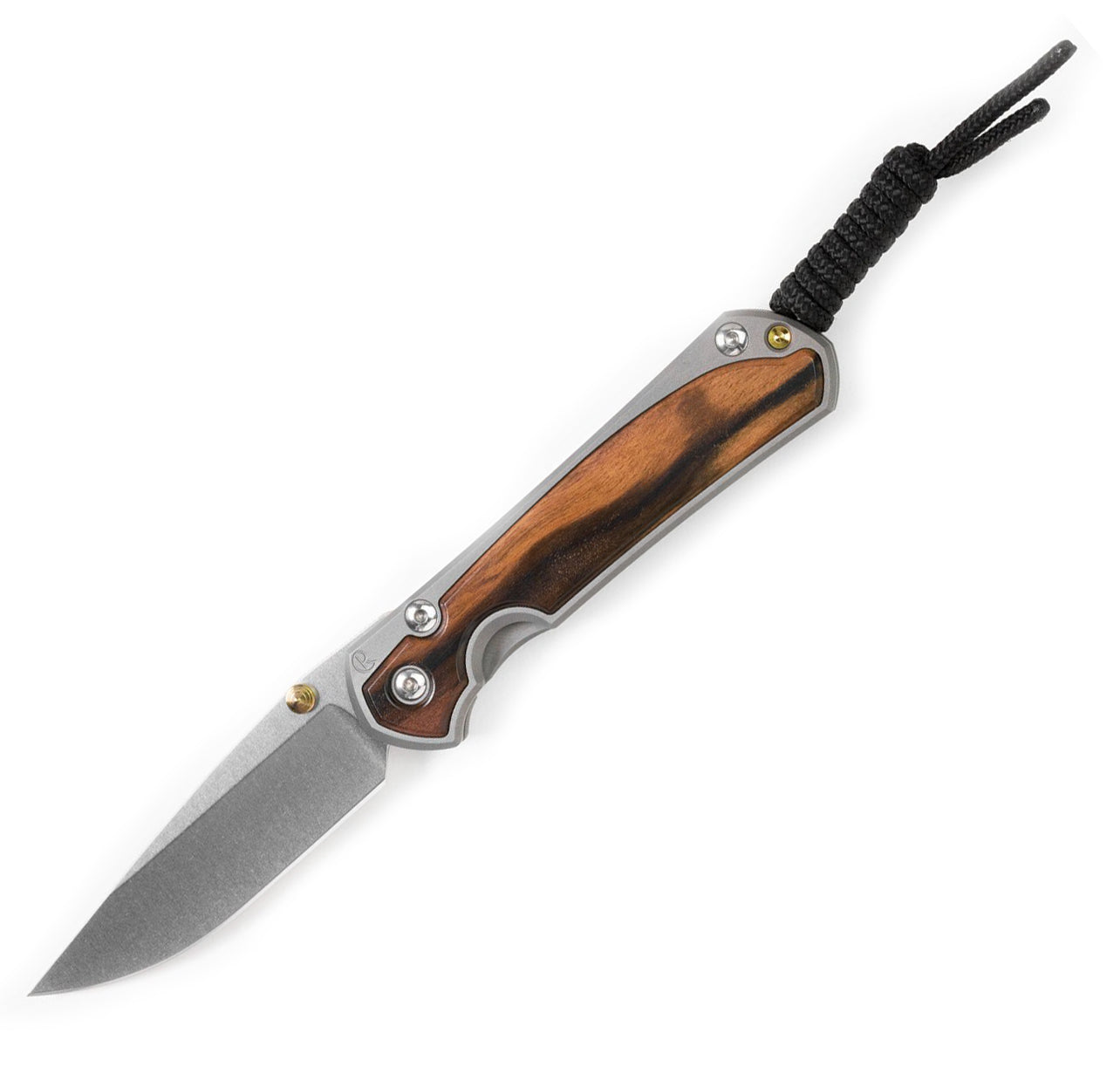 Chris Reeve Large Sebenza 31 Macassar Ebony Magnacut Glass Blasted L31-1116