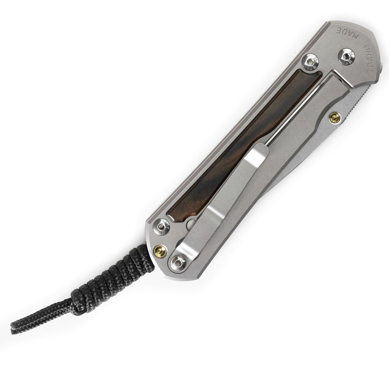 Chris Reeve Large Sebenza 31 Macassar Ebony Magnacut Glass Blasted L31-1116