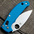 AWT Spyderco Manix 2 Lightweight (LW) Scales – Aggressive Agent Series – Linerless - Anodized Cobalt Blue