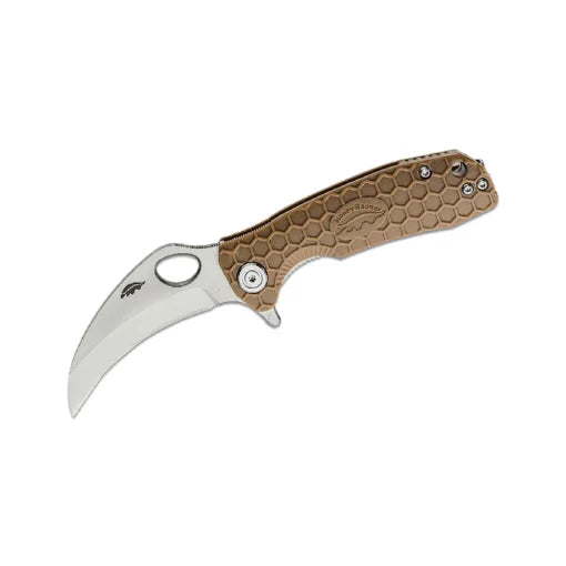 Honey Badger Tan Claw Small Folding Knife- Hb1142