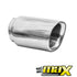 Cowley Single Angled Exhaust Tailpipe (63mm Outlet)