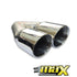 Cowley Twin Angled Cut Double Exhaust Tailpipe (76mm Outlet)